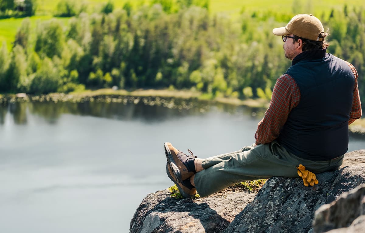 Larvik Hemp Biosole - Coffee/Black