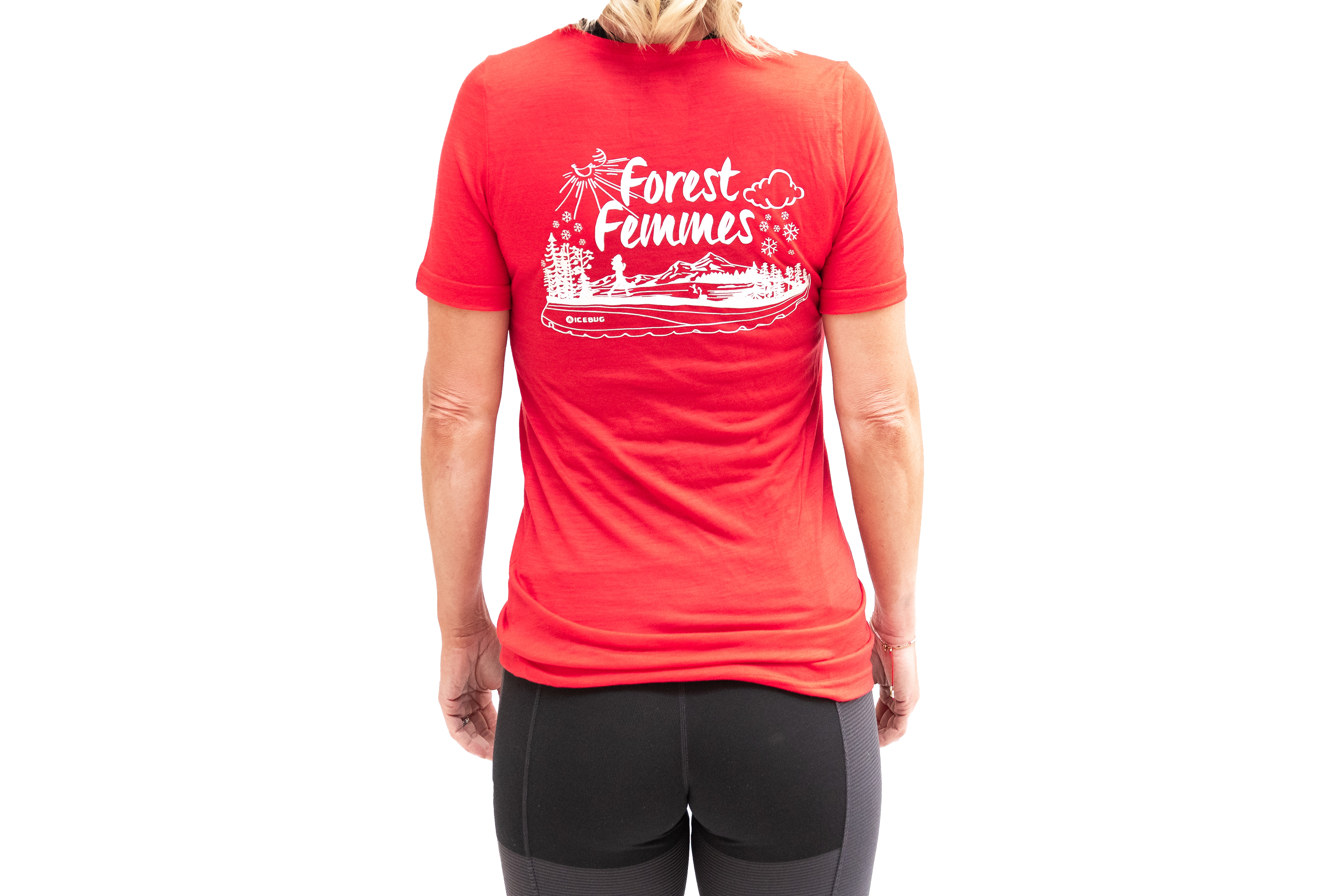 Merino Shirt Forest Femmes Women - High Rise Red